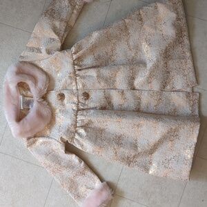 BlueBeri Gold 2T coat dress. Was a 2 piece.. can only find 1. Pink & gold